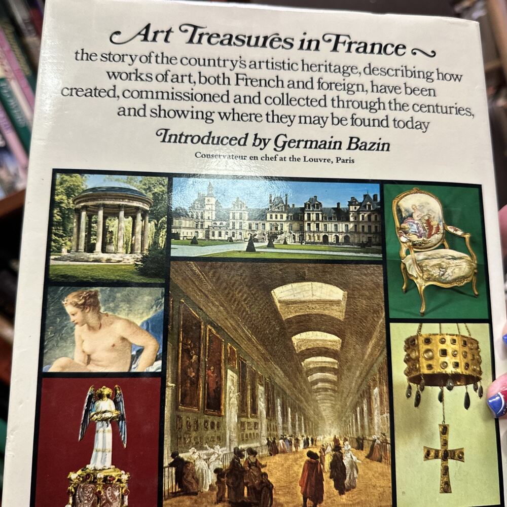 Art Treasures in France Introduction by Germain Bazin Hardcover 1969 Very RARE - Picture 2 of 7